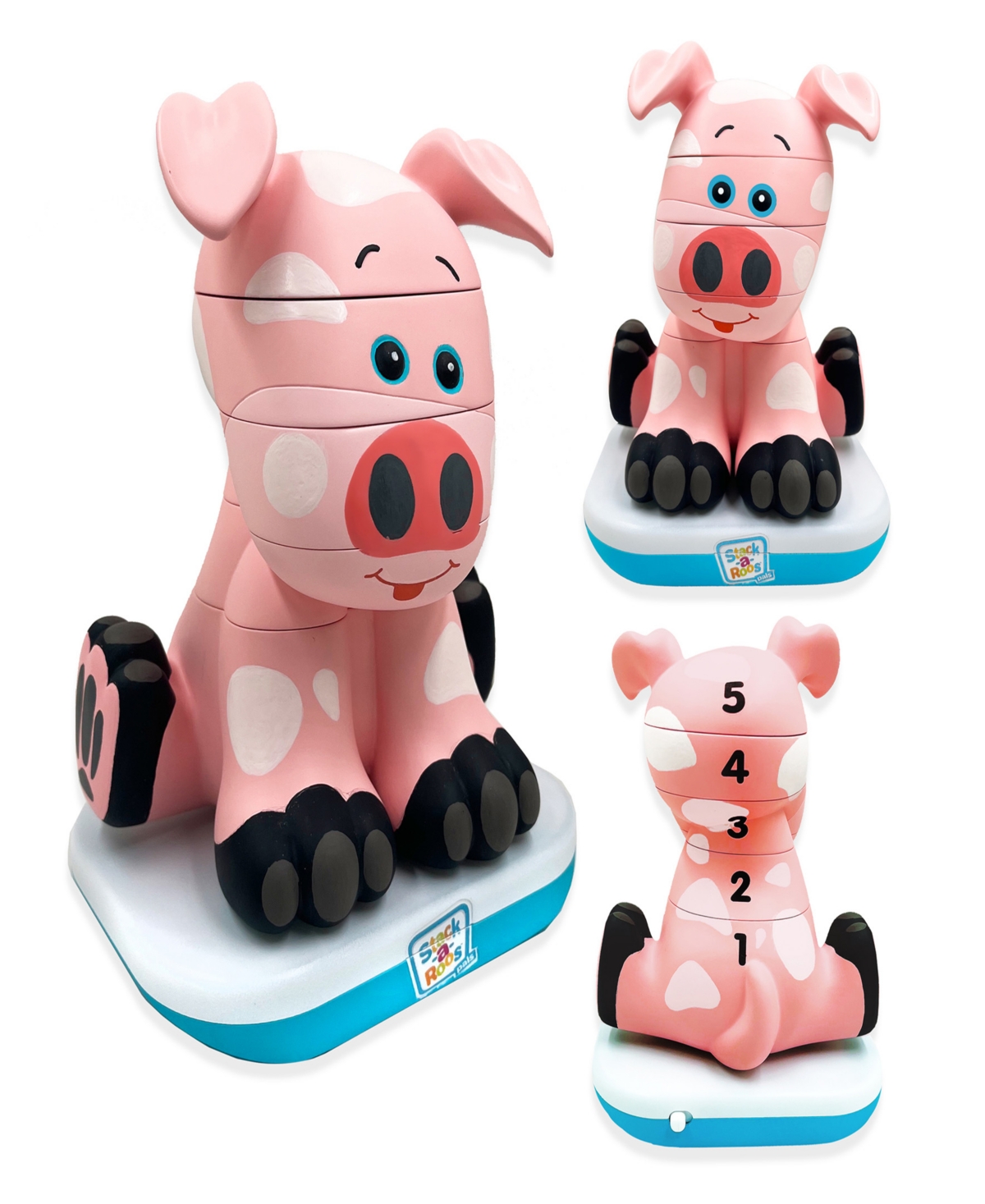 Shop Stack-a-roos Pals Baby Pig In Multi