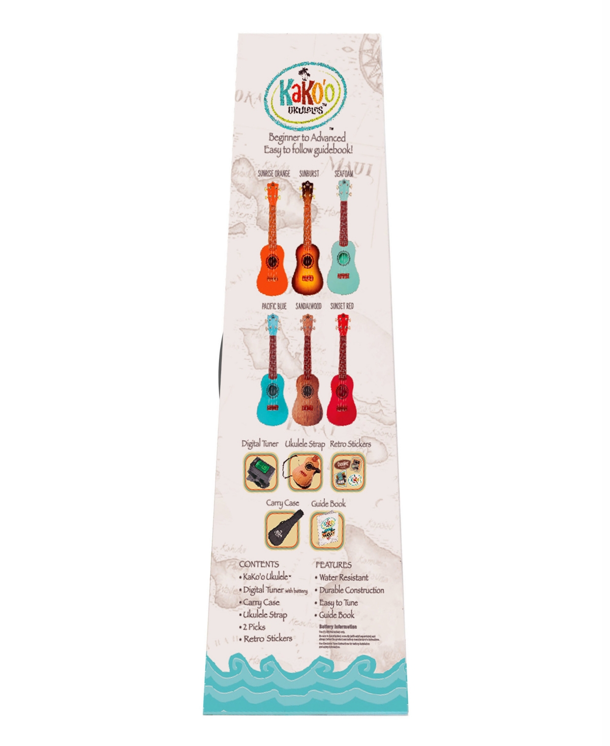 Shop Kako'o Music Sandalwood Wooden Ukulele Set In Multi