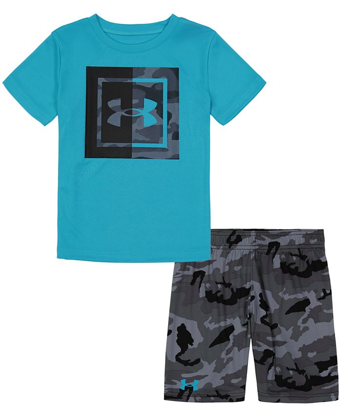 stel voor Vegen demonstratie Under Armour Toddler Boys Woodland Camo T-shirt and Shorts Set & Reviews -  Activewear - Kids - Macy's