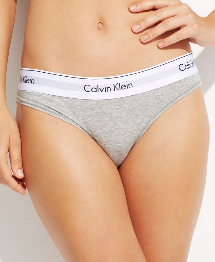  Calvin Klein Women's Modern Cotton Stretch Thong Panties,  Black/Black WB, Large : Clothing, Shoes & Jewelry