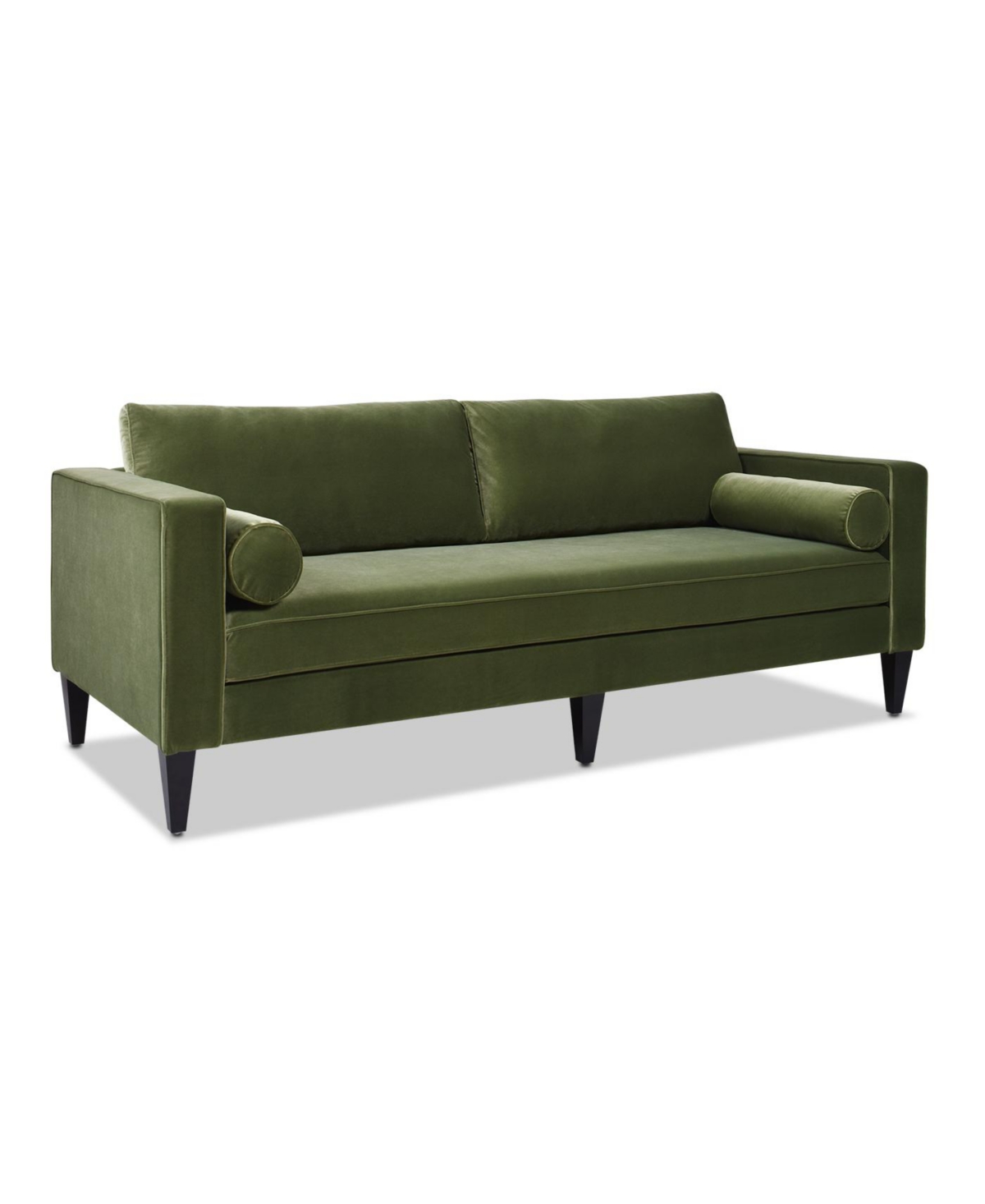 Jennifer Taylor Home Nicholi 84" Mid-century Modern Sofa In Olive Green