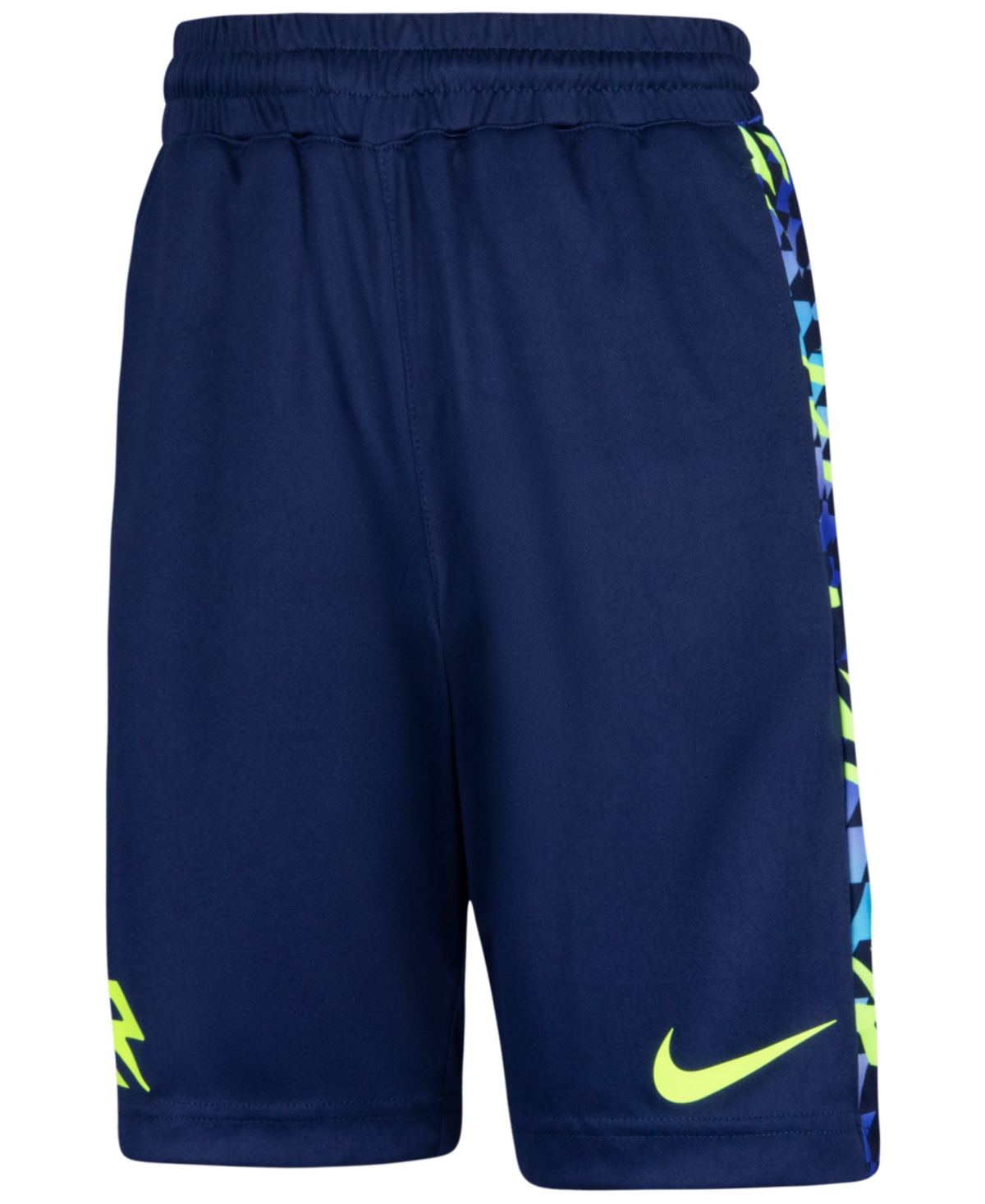 Nike 3brand By Russell Wilson Kids Big Boys Dri fit Gradient Check Panel Shorts In Midnight Navy ModeSens