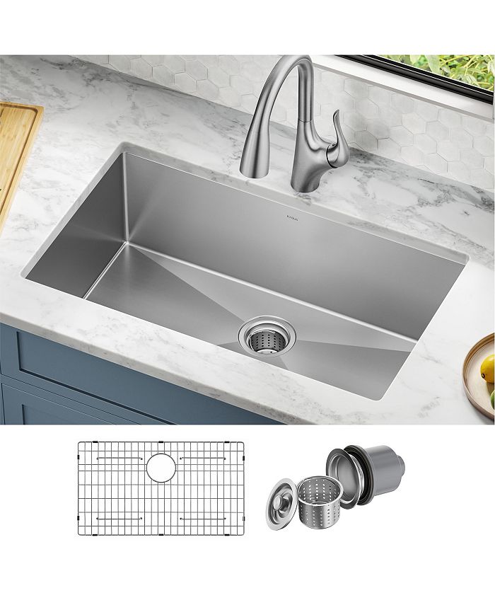 Kraus Standart PRO 32 in. 16 Gauge Undermount Single Bowl Stainless