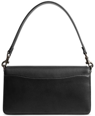 Tabby Medium Polished Pebble Leather Shoulder Bag 26