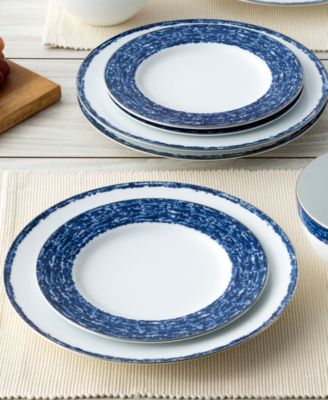 Rill Set of 4 Dinner Plates, Service for 4
