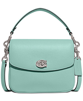 COACH Polished Pebbled Leather Cassie Crossbody 19 & Reviews - Handbags ...
