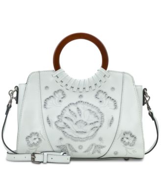 Patricia Nash - Lyon Medium Leather Satchel Crossbody