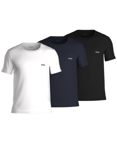 Мужские BOSS by Hugo Boss Men's 3-Pack Classic Logo-Print Cotton T-Shirts