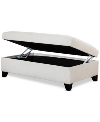 CLOSEOUT! Kallison 53" Fabric Storage Ottoman, Created for Macy's