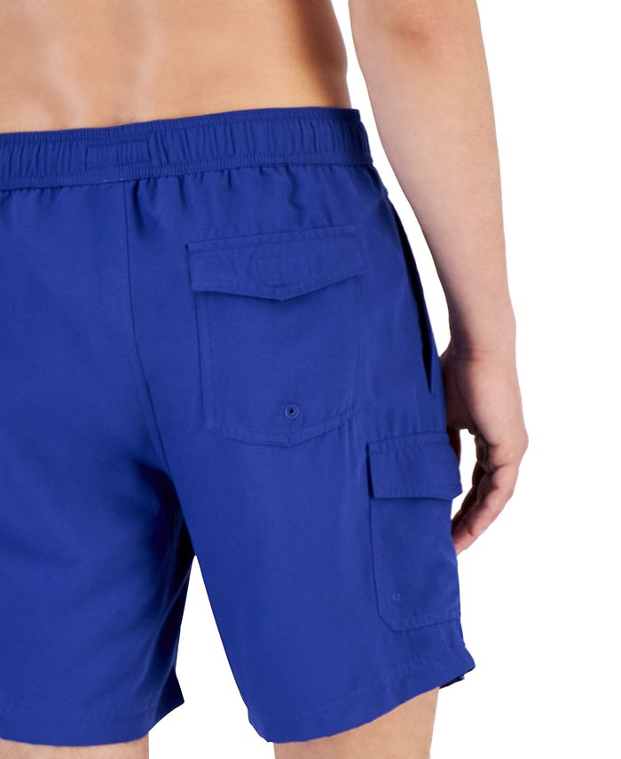 Club Room Men's Solid QuickDry 7" EBoard Shorts, Created for Macy's Macy's