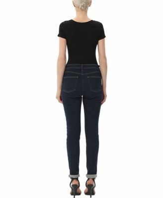 Women's V-neck Basic Bodysuit Top