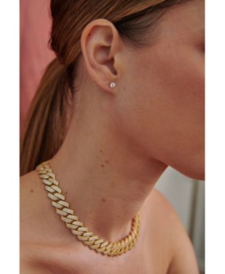 Frosty Link Collection Wide Necklace