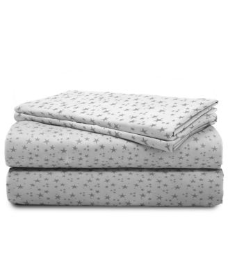 Dark Gray Stars Sheet Set Collection