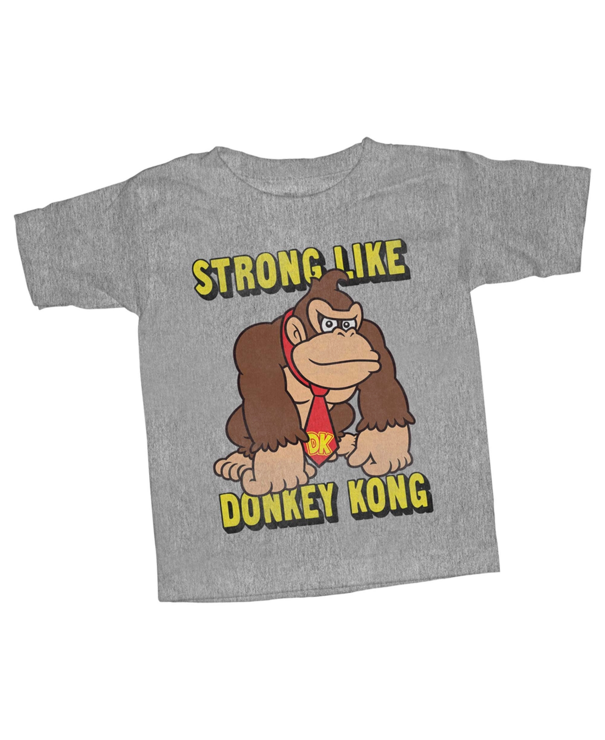 Nintendo Toddler's  Strong Like Donkey Kong Unisex T-shirt In Athletic Heather