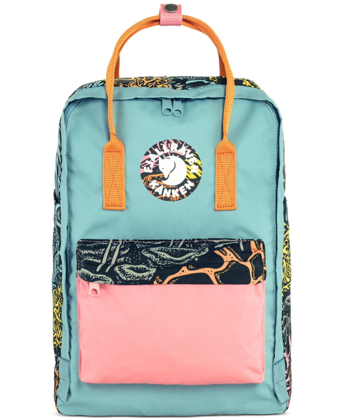 Kanken Art Plus Colorblocked Backpack - Woodlands