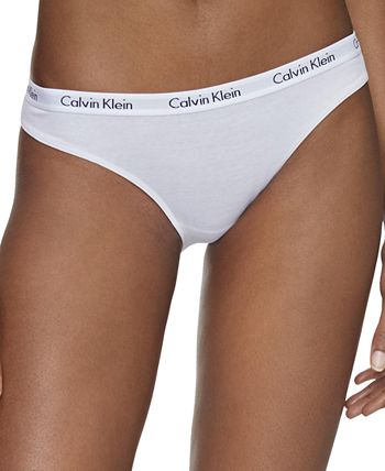 Calvin Klein CK Carousel Bikini Panty Underwear for Women Soft Cotton  Stretch Fabric Featuring Marled Logo 4 Pack Size Small to Large 