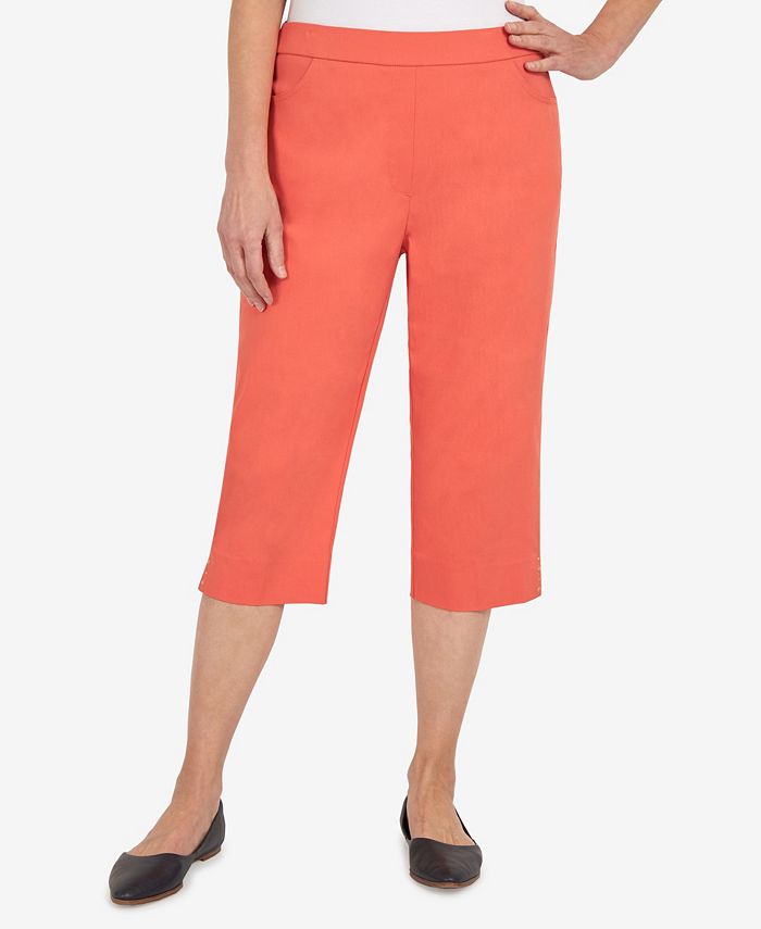 Alfred Dunner Petite Hot Allure Clamdigger Capri Pants - Macy's