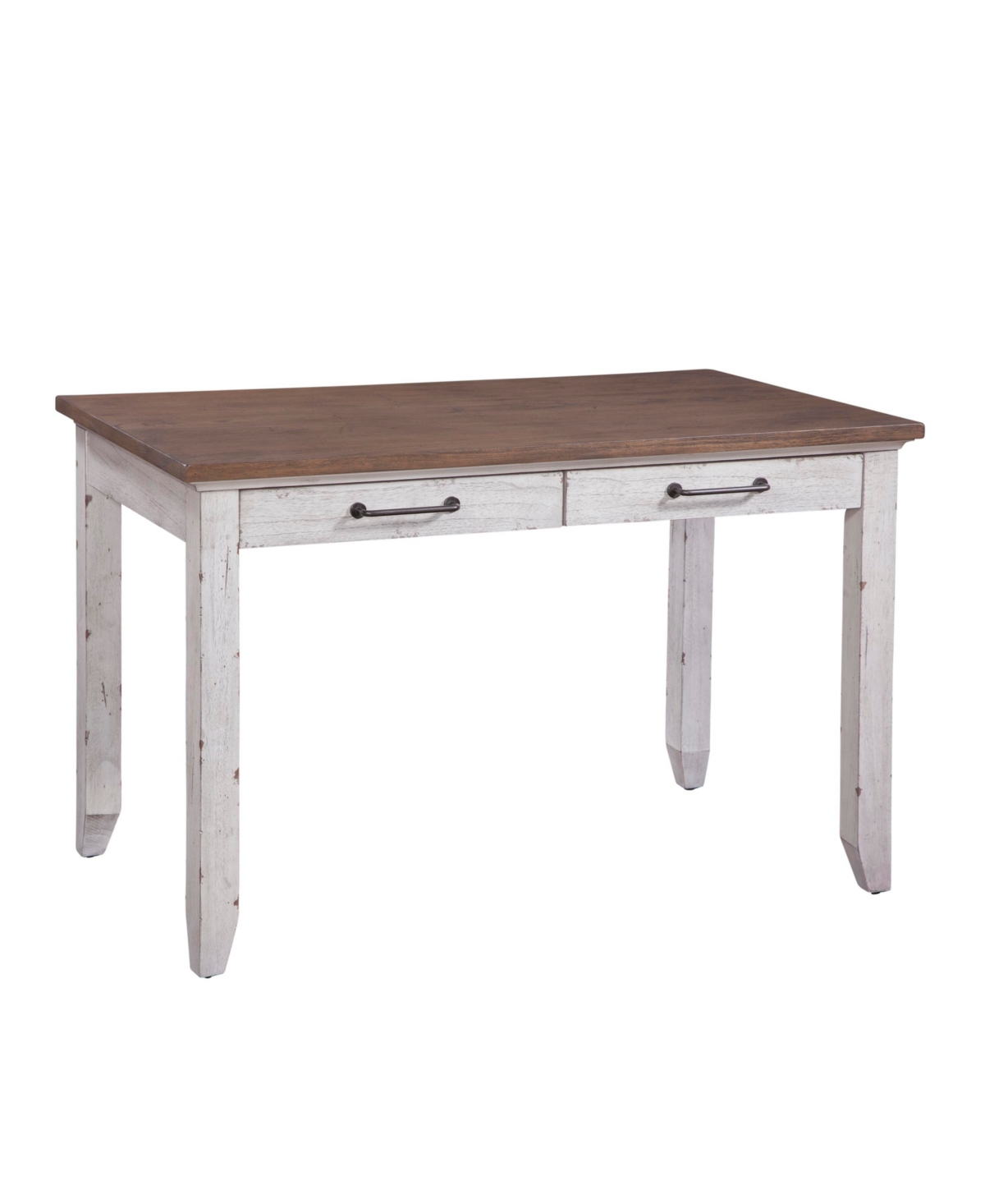 Steve Silver Bear Creek 48" Wide Wooden Multi-function Table In Rustic Ivory And Honey