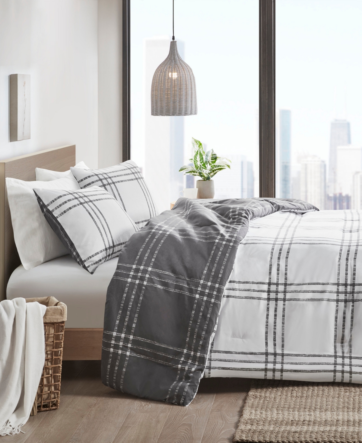 Intelligent Design Pike Plaid Reversible Comforter Set, Twin/twin Xl In Multi