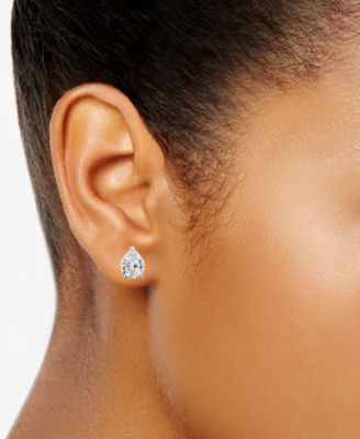 Certified Lab Grown Diamond Pear Stud Earrings (4 ct. t.w.) in 14k Gold