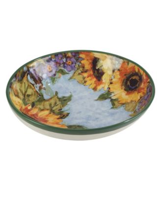 Sunflower Bouquet Serving/Pasta Bowl 13"