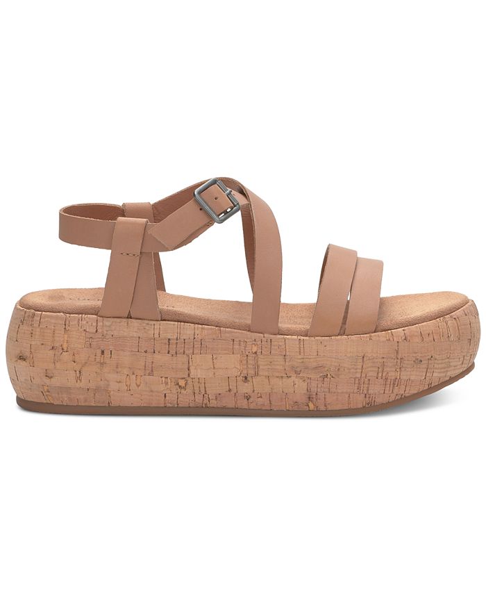 Lucky Brand Women's Jacobean Strappy Platform Sandals - Macy's