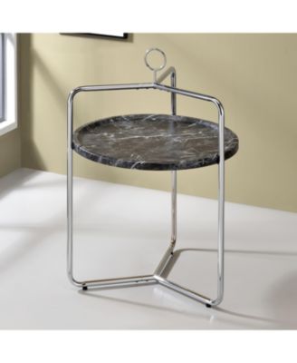 Steve Silver Miro 19" Laminate Metal Side Table