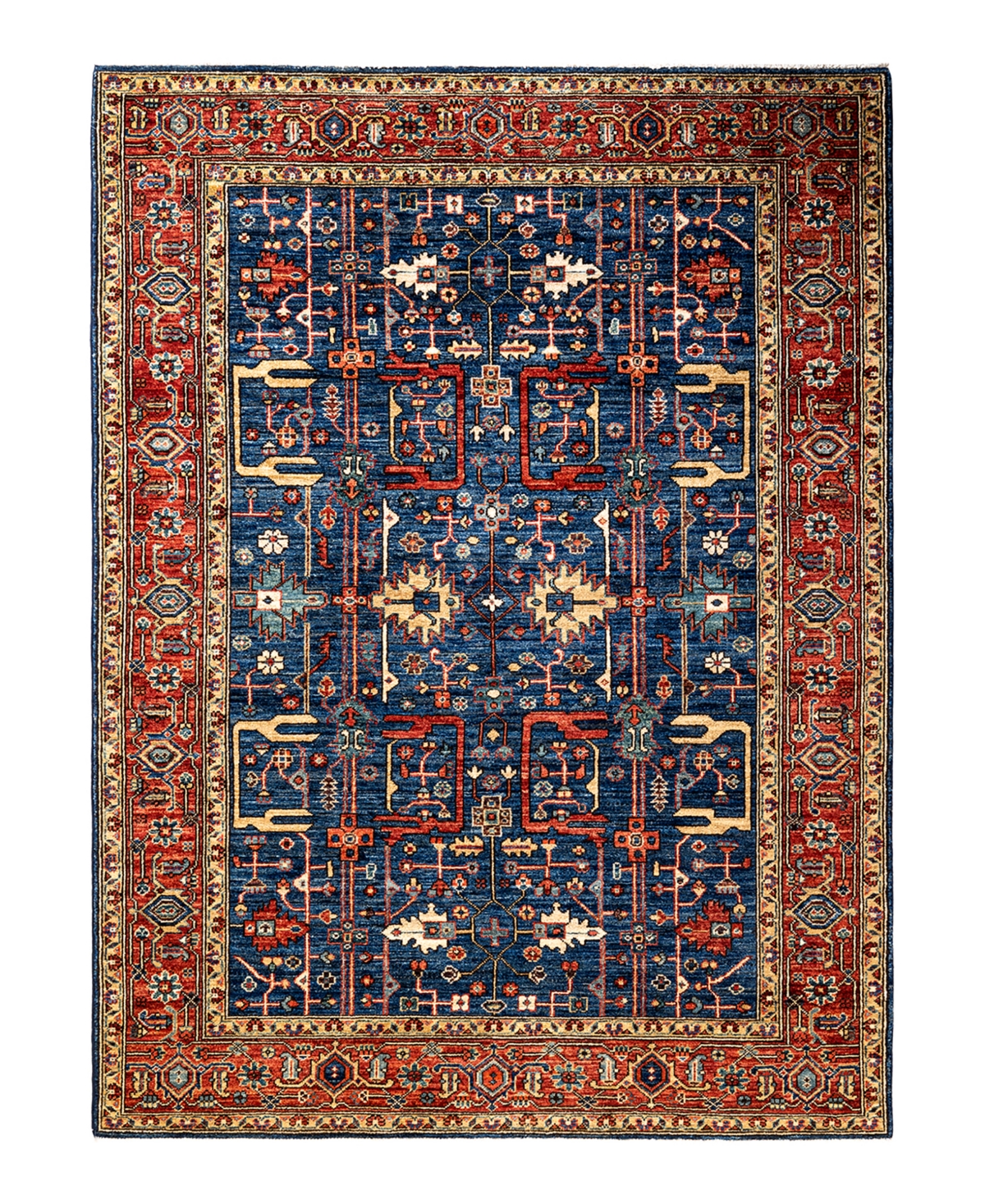 Adorn Hand Woven Rugs Serapi M1982 3'1in x 4'11in Area Rug - Orange