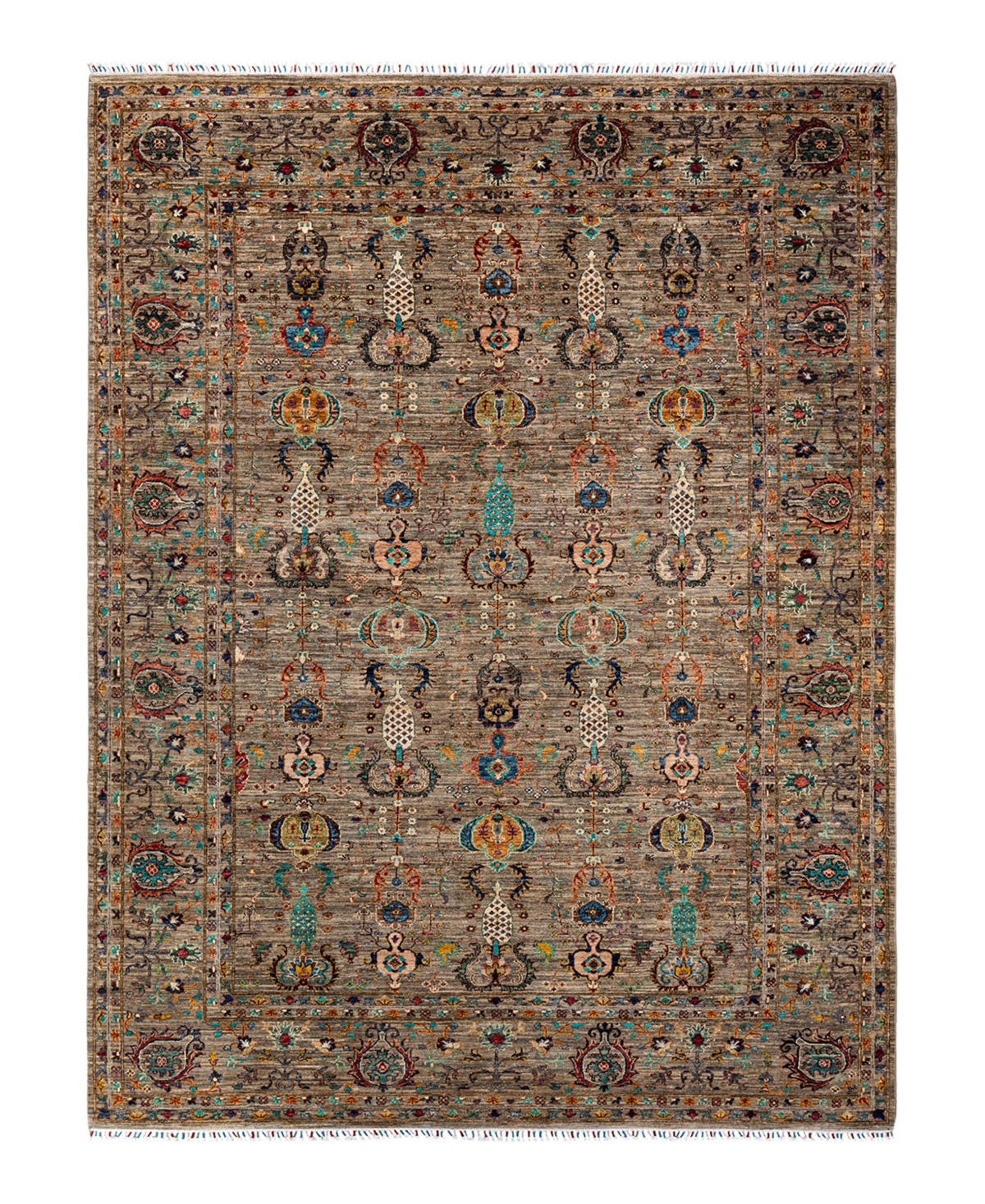 Adorn Hand Woven Rugs Oushak M1982 8'2" X 9'10" Area Rug In Beige