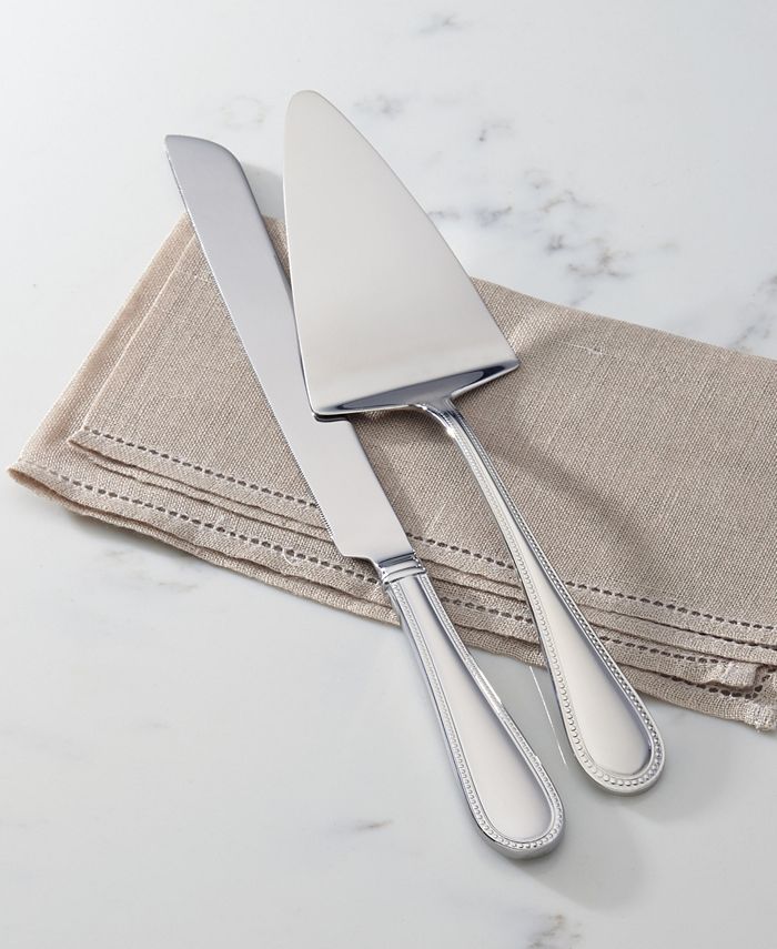 Towle Living 2-Piece Dessert Set | Cake Knife & Pie Server With Engraved Sentiments, 18/10 Stainless Steel - View #11