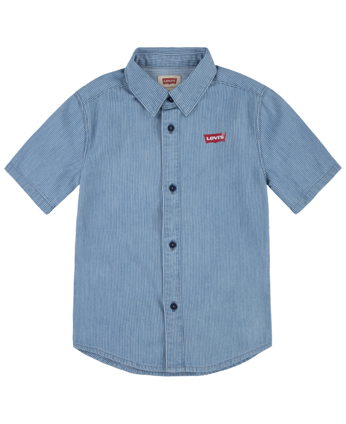 Levi's Toddler Boys Short Sleeve Woven Shirt In In Transit