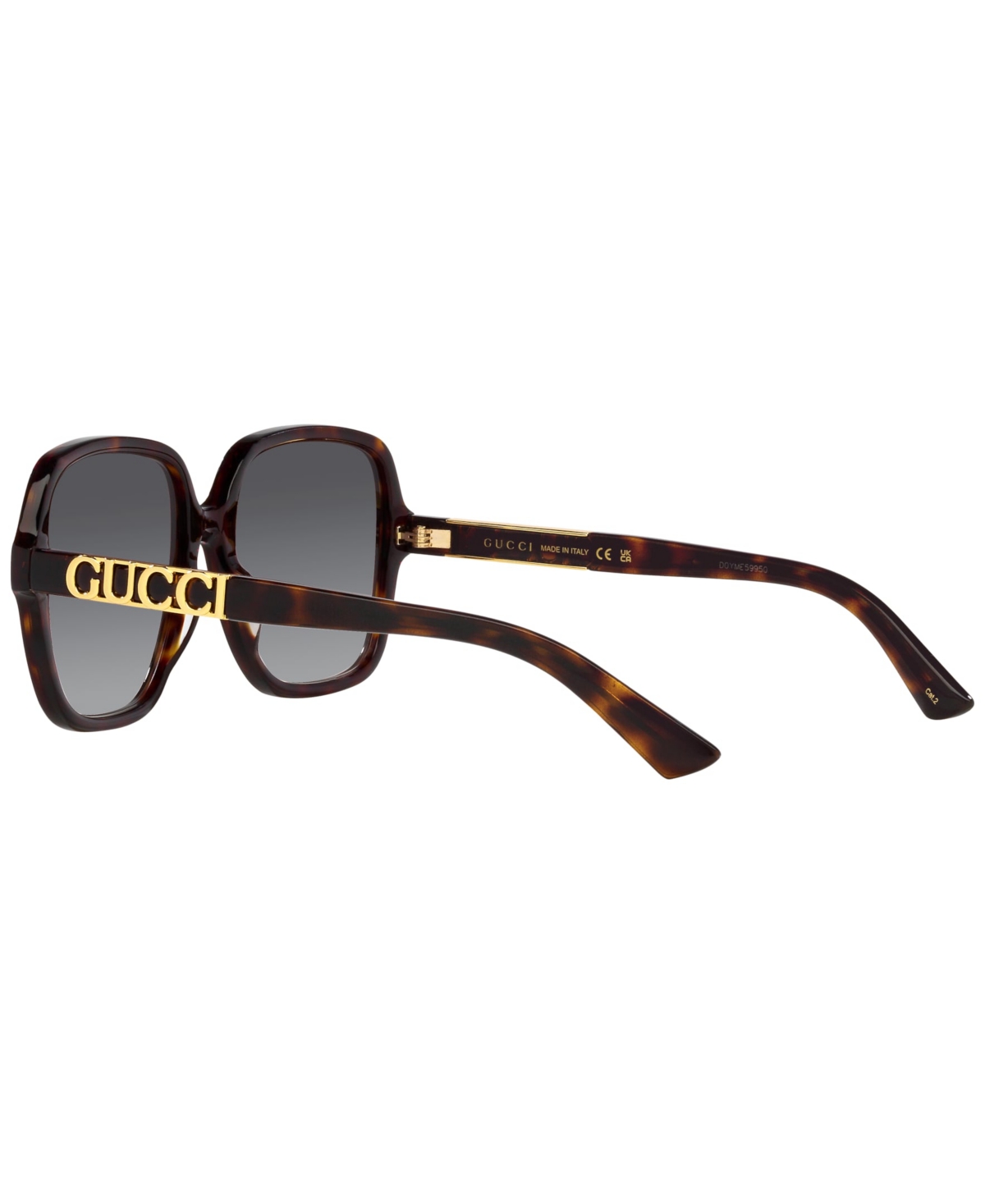 Shop Gucci Unisex Sunglasses, Gg1189s In Tortoise