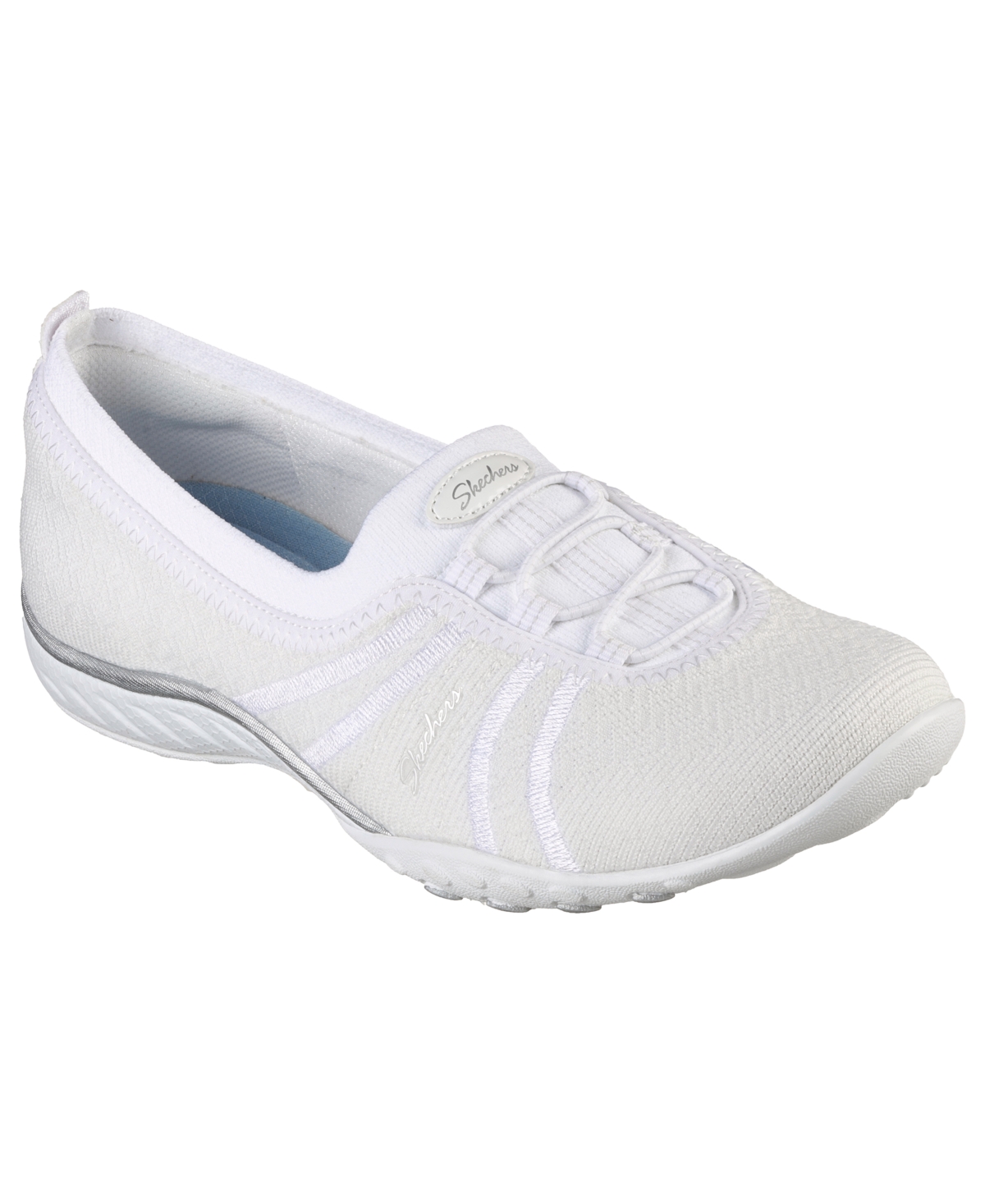Shop Skechers Women's Active- Breathe-easy Walking Sneakers From Finish Line In White
