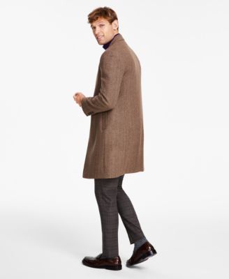 Men's Classic Fit Luxury Wool Cashmere Blend Overcoats