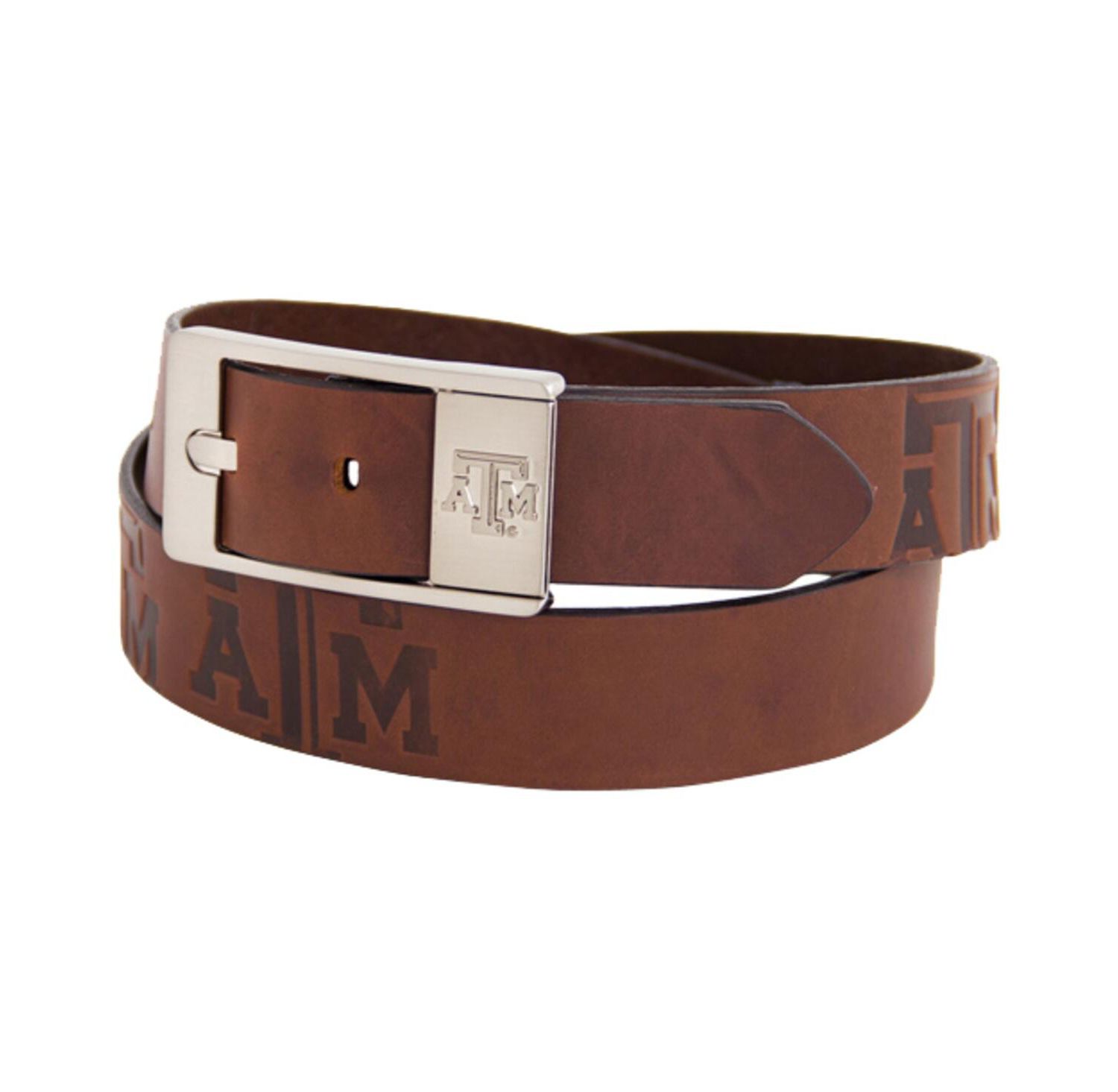 Men's Texas A&M Aggies Brandish Leather Belt - Brown