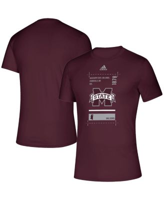 Men's adidas Maroon Mississippi State Bulldogs Hall Pass AEROREADY ...