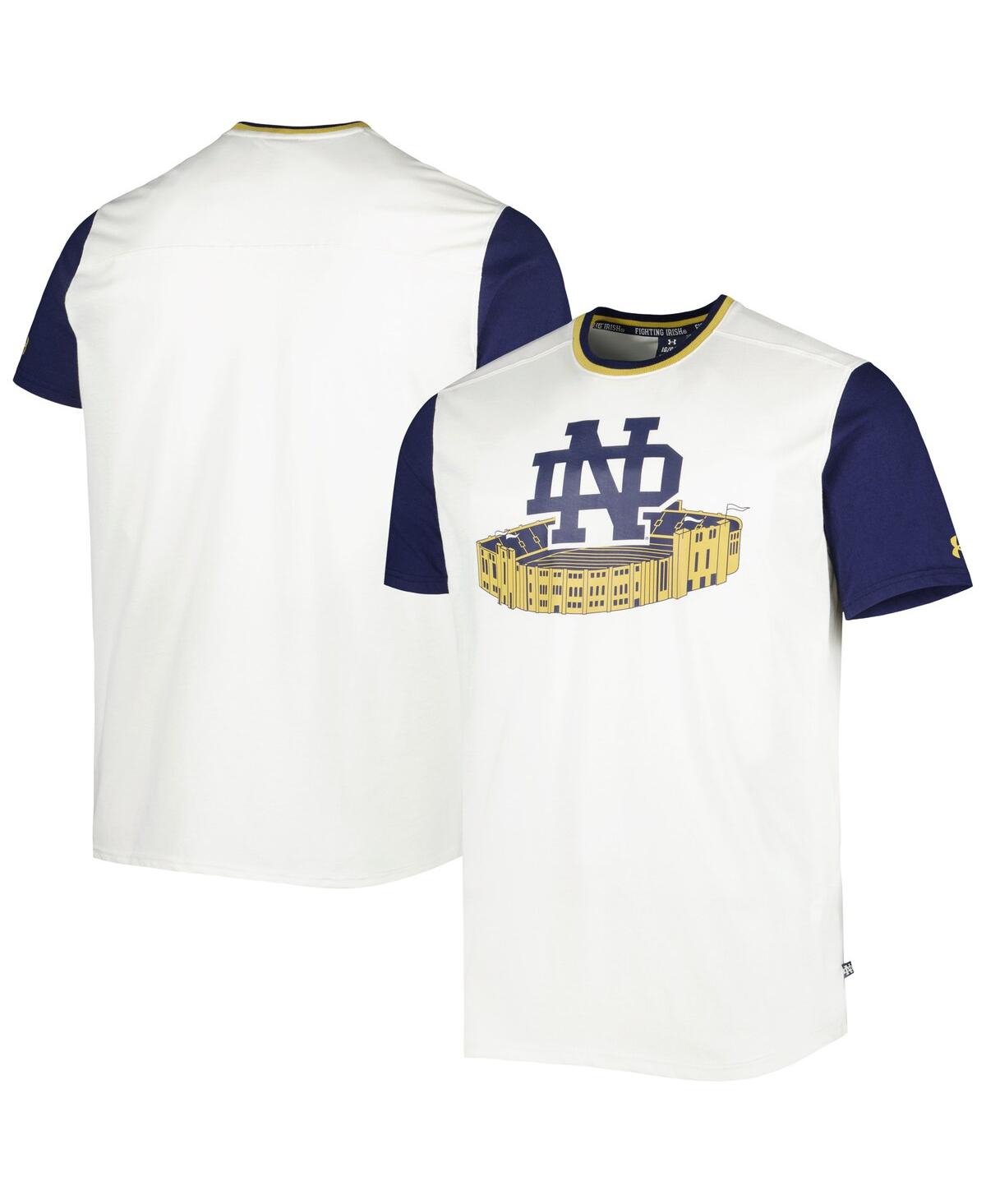 Men's Under Armour #21 Navy Notre Dame Fighting Irish Alternate Replica  Basketball Jersey