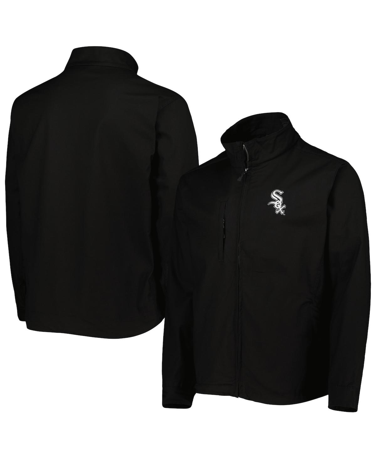 Shop Dunbrooke Men's  Black Chicago White Sox Journey Tri-blend Full-zip Jacket