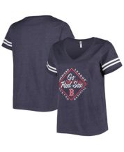 Colorado Rockies Soft as a Grape Women's Curvy Colorblock Tri-Blend Raglan  V-Neck T-Shirt - Black