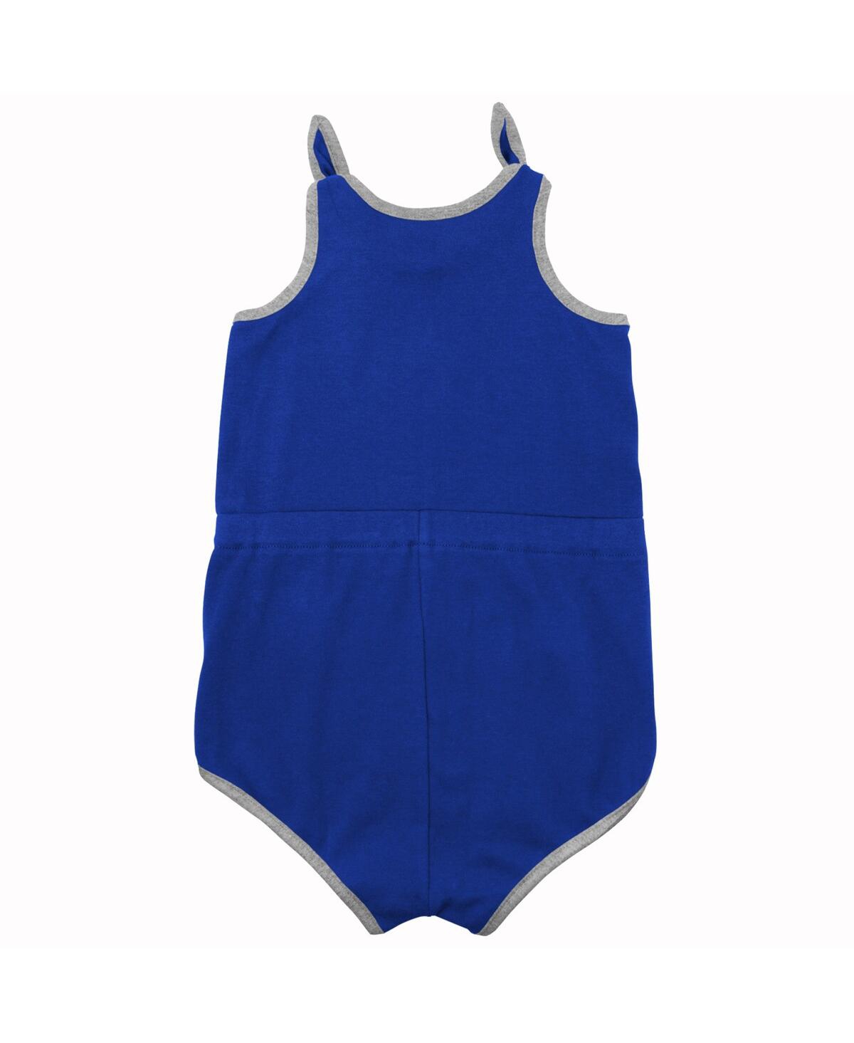 Shop Outerstuff Little Boys And Girls Royal Los Angeles Dodgers Hit And Run Bodysuit