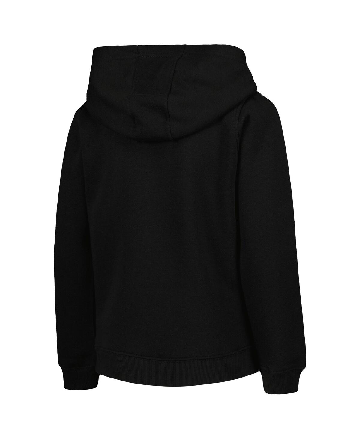Big Boys and GirlsBaltimore Orioles Team Primary Logo Pullover Hoodie - Black
