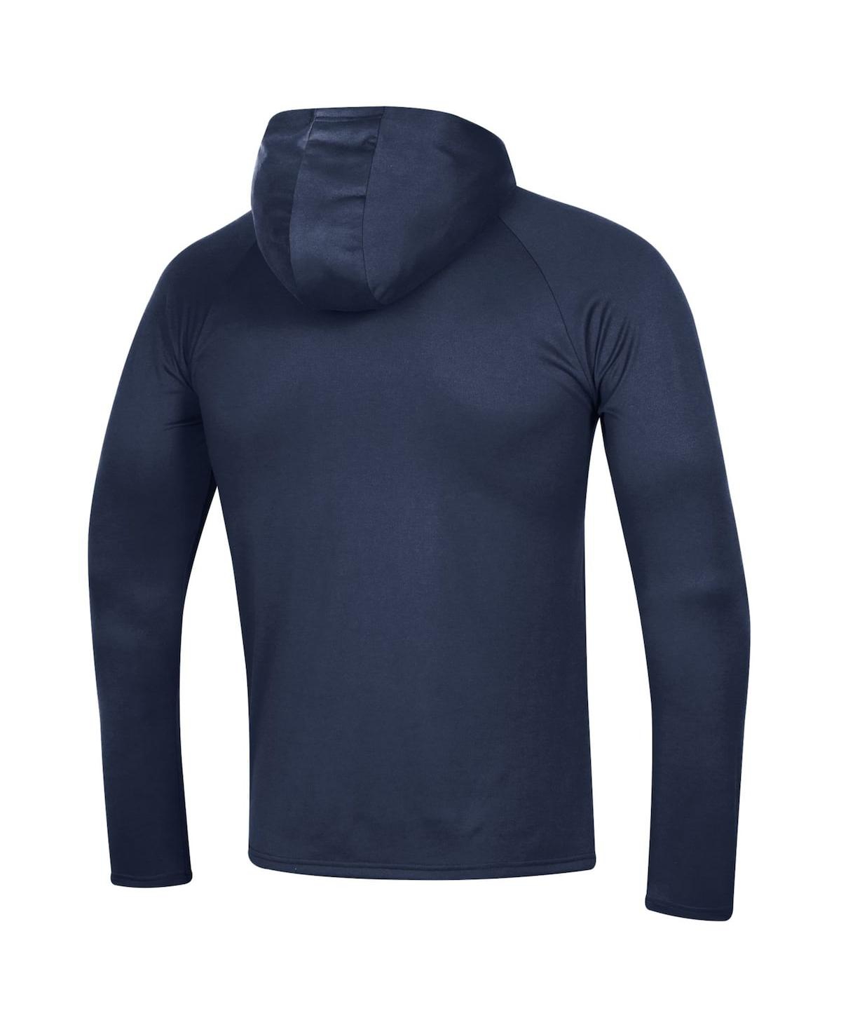 Men's Under ArmourAuburn Tigers On Court Shooting Long Sleeve Hoodie T-shirt - Navy