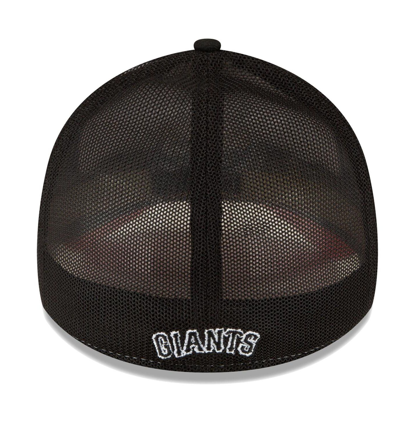 Мужская кепка New Era Black, White San Francisco Giants 2023 On-Field Batting Practice 39THIRTY Flex Hat — фото 3