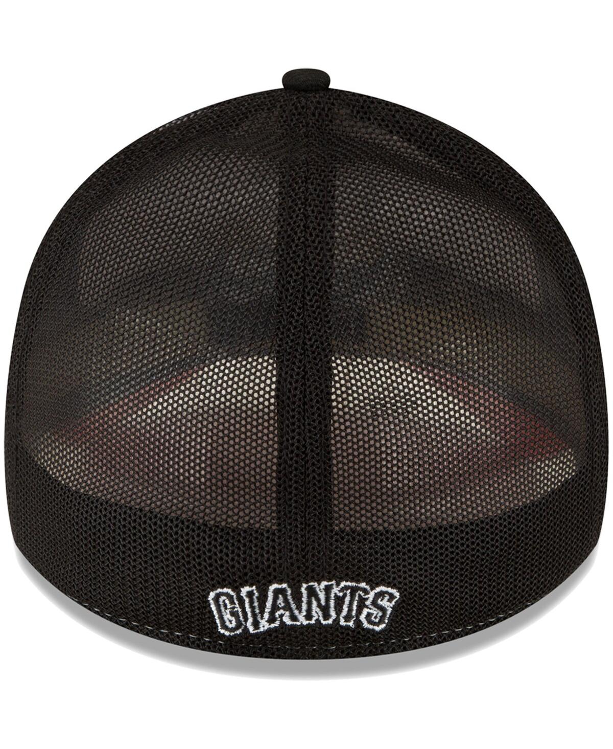 Shop New Era Men's  Black, White San Francisco Giants 2023 On-field Batting Practice 39thirty Flex Hat In Black,white