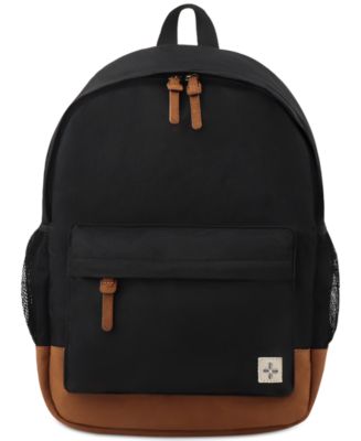 Sun + Stone Men's Riley Solid Backpack, Created for Macy's - Macy's