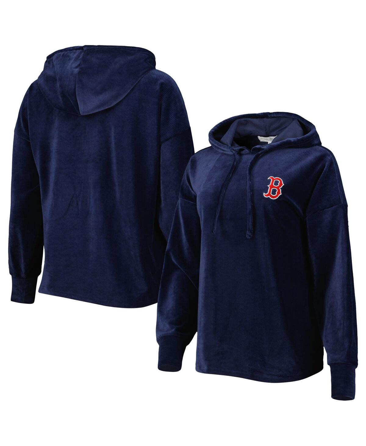 Touché Women's Touch Navy Boston Red Sox End Line Pullover Hoodie