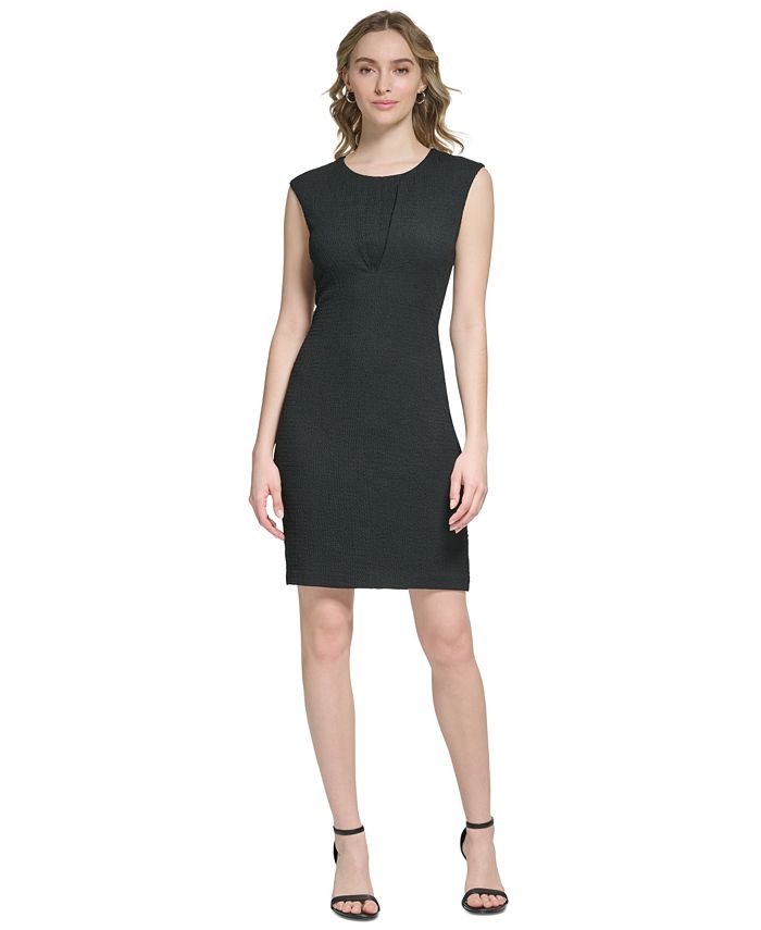 Macy's black dress calvin best sale klein
