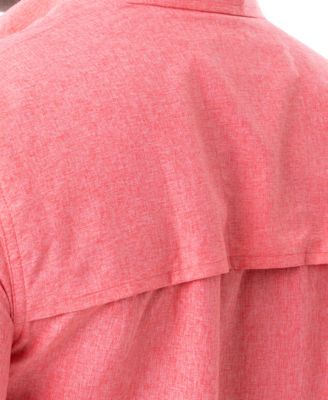 Men's Short Sleeve Heathered Fishing Shirt