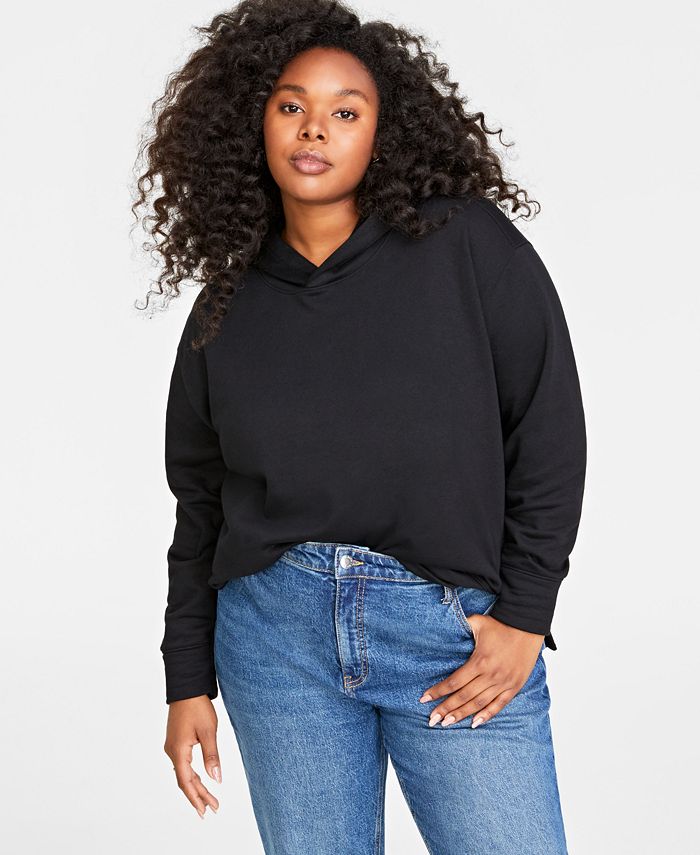 vaskepulver placere Prisnedsættelse On 34th Plus Size Pullover Hoodie, Created for Macy's - Macy's