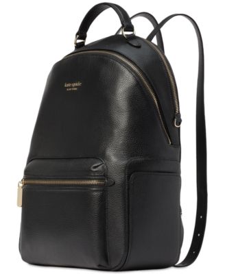 kate spade 黒 レザー リュックスモールバックパック kate spade NEW YORK ケイトスペード バッグ レザーリュック